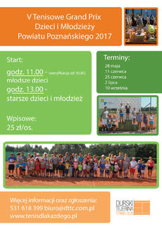 Tenisowe Grand Prix Dzieci i Młodzieży 2017